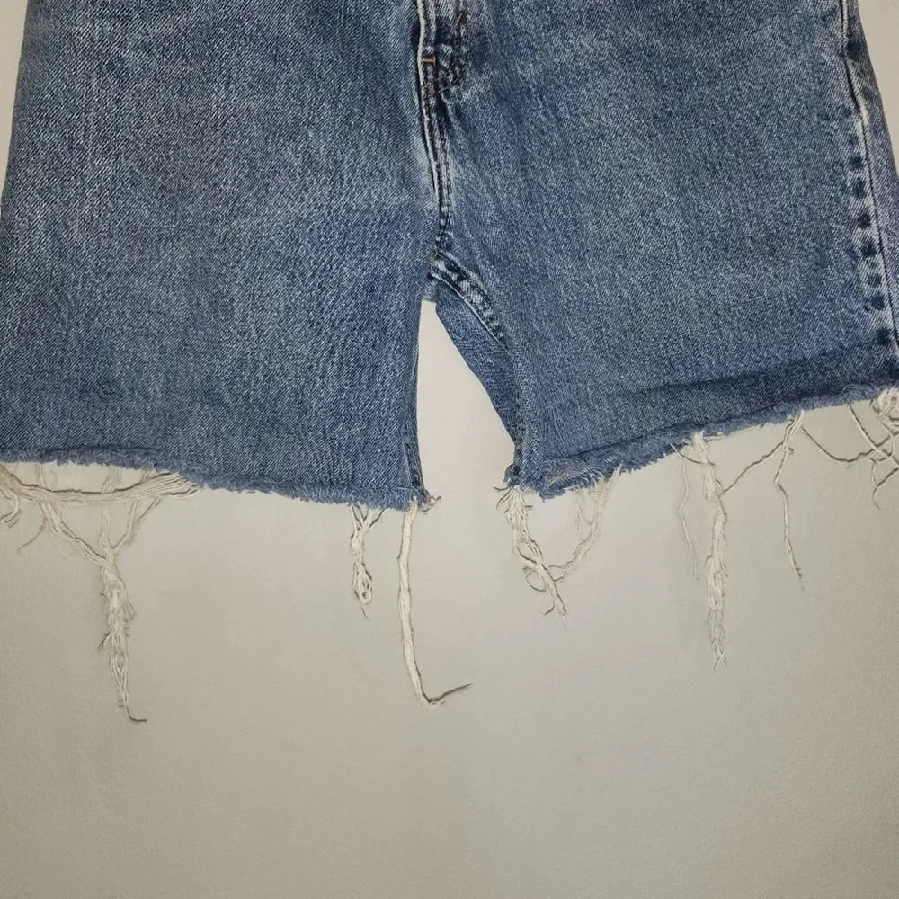 Vintage Levis Silver Tab Denim Jean Shorts Size 10